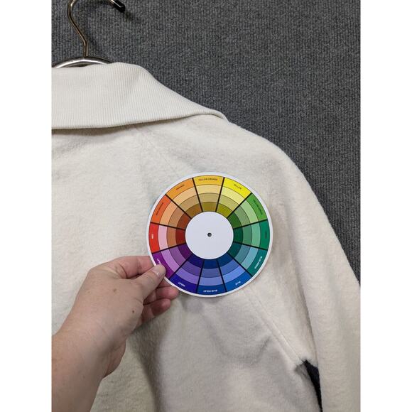 Joie Jacket Womens Small Petite Premium Fleece Pockets Full Zip Collar Cream - Picture 7 of 12